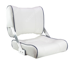 Кресло с перекидной спинкой, обивка белый винил (16102W-MR)